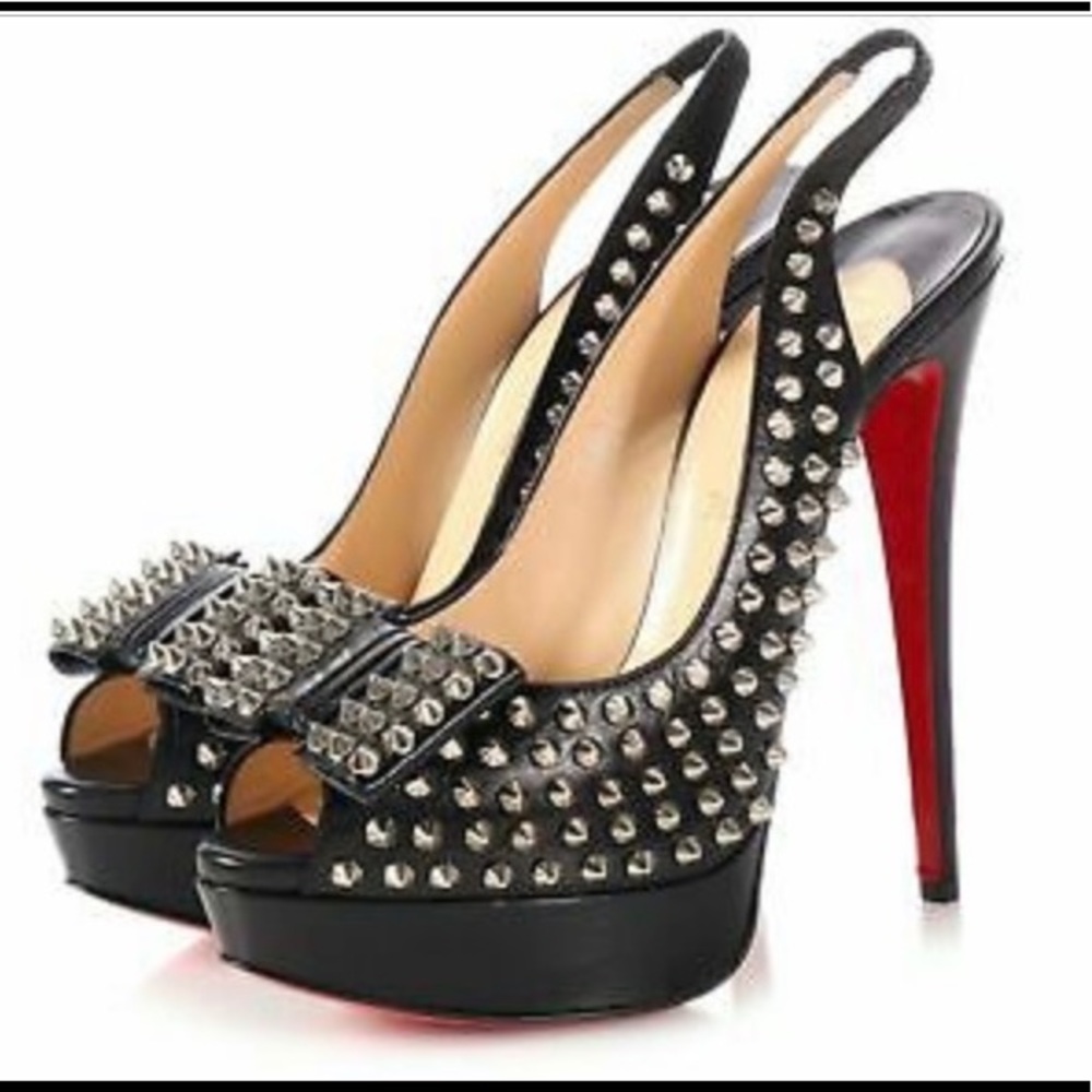 CHRISTIAN LOUBOUTIN LADY PEEP 150 SPIKES